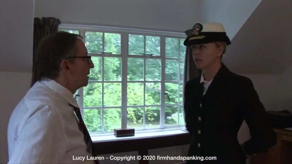 Firm Hand Spanking – Lucy Lauren – Spanked in Uniform – L - [BDSM porn]