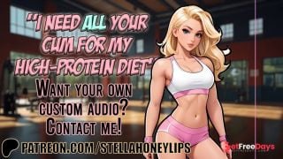 [GetFreeDays.com] A Muscle Girl Bimbo Needs Your Sperm For Her Cum Diet  Audio Roleplay Sex Clip February 2023