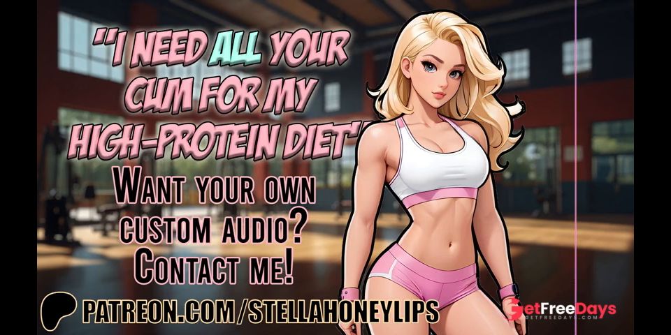 [GetFreeDays.com] A Muscle Girl Bimbo Needs Your Sperm For Her Cum Diet  Audio Roleplay Sex Clip February 2023