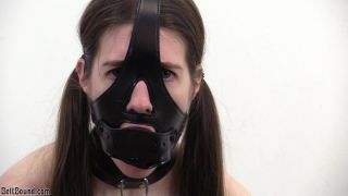 video 44 superheroine femdom Belt Bound – Ivy Red – penis gag mask, belt bound on bdsm porn