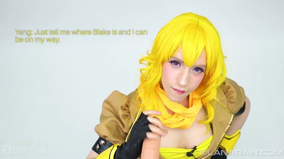 xxx video 6 femdom facial cosplay | Yang Xiao Long vs The White Fang – Lana Rain | anime