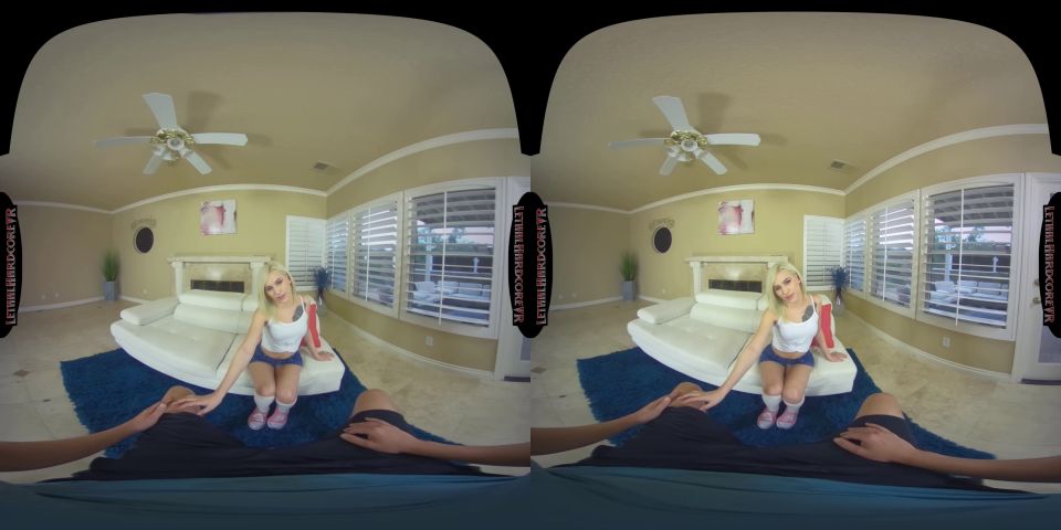 Kiara Cole Eats Cum From Her Cunt In VR