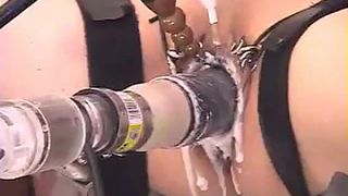 bdsm orgy masturbation | HugHer patterns with large inflatable dildo | toys/dildo