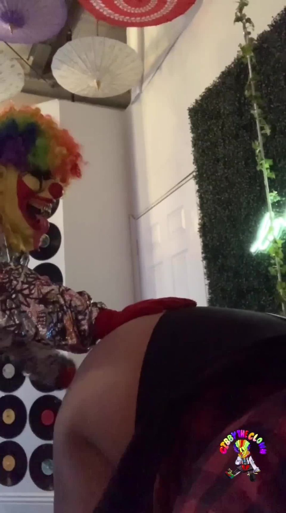 GIbbyTheClown - Sexy ass BBW Slut Takes Big Clown Dick - BBW