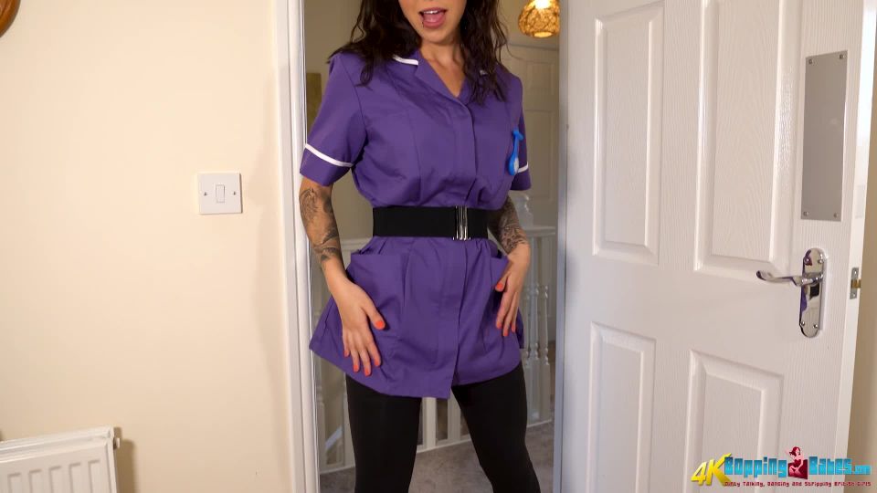 online adult clip 11 oil fetish BoppingBabes - Miah S - Nympho Nurse - Femdom POV, nurse uniform on black porn