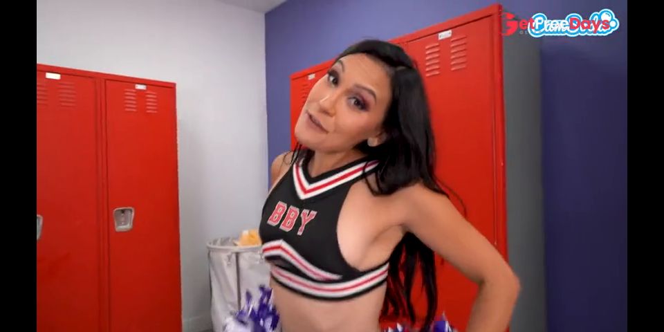 [GetFreeDays.com] Sexy Hot Brunette Cheerleader Masturbates In Locker Room Porn Stream March 2023