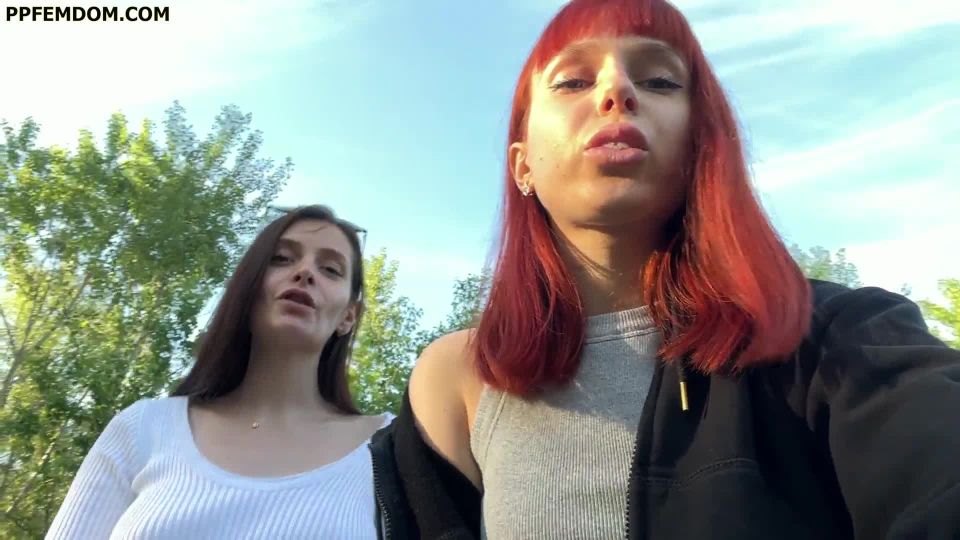 PETITE PRINCESS FEMDOM: "TWO MISTRESSES BROUGHT YOU TO THE FOREST TO POV SPIT AND HUMILIATE YOU AND THEN LEAVE YOU THERE" (1080 HD) (2023)