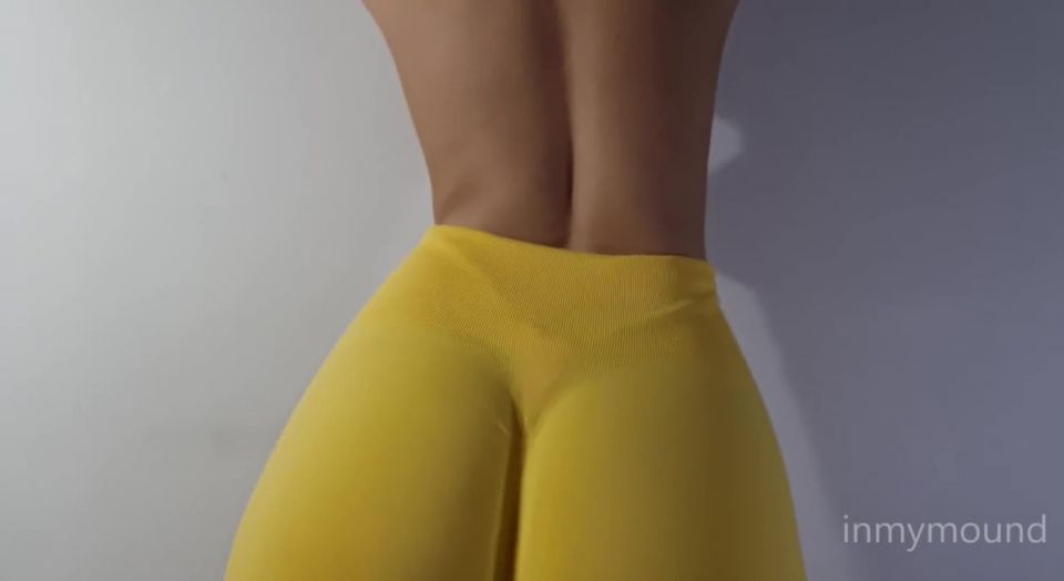 xxx clip 22 breeding fetish OnlyFans.com - Inmymound - My Camel Toe in a yellow gym leggings, vibrator orgasm on toys